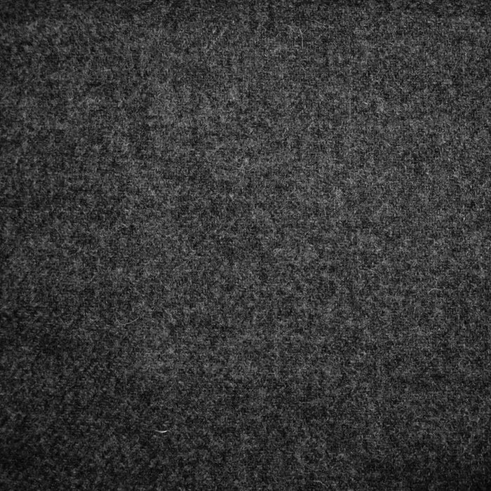 Dark Grey Marl Plain Shetland Tweed - 2.00 Metres Yorkshire Fabric