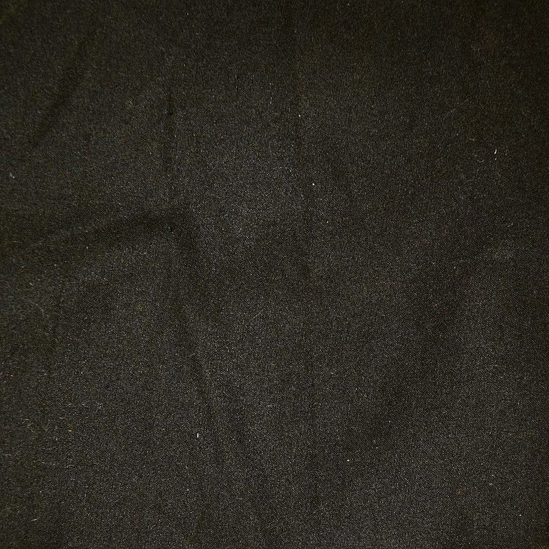 Dark Brown Waxed Cotton - Sold Per Metre