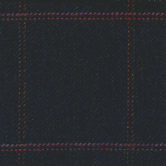 Blue & Green with Orange & Pink Check Tweed