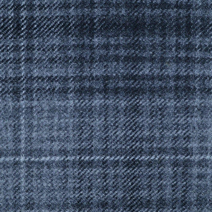 Dark Brown with Green & Yellow Check Tweed