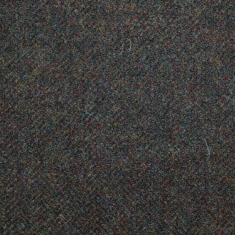 Brown Herringbone Tweed