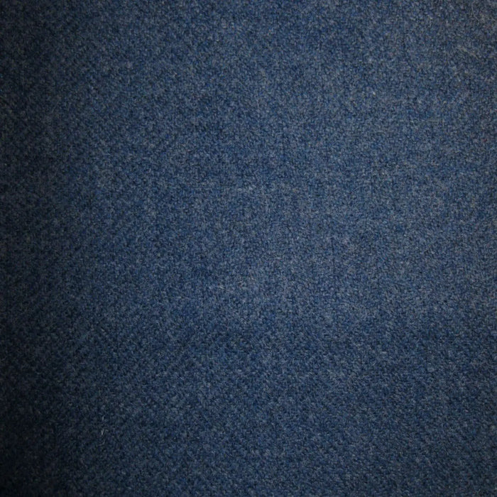 Medium Blue & Grey Herringbone Tweed