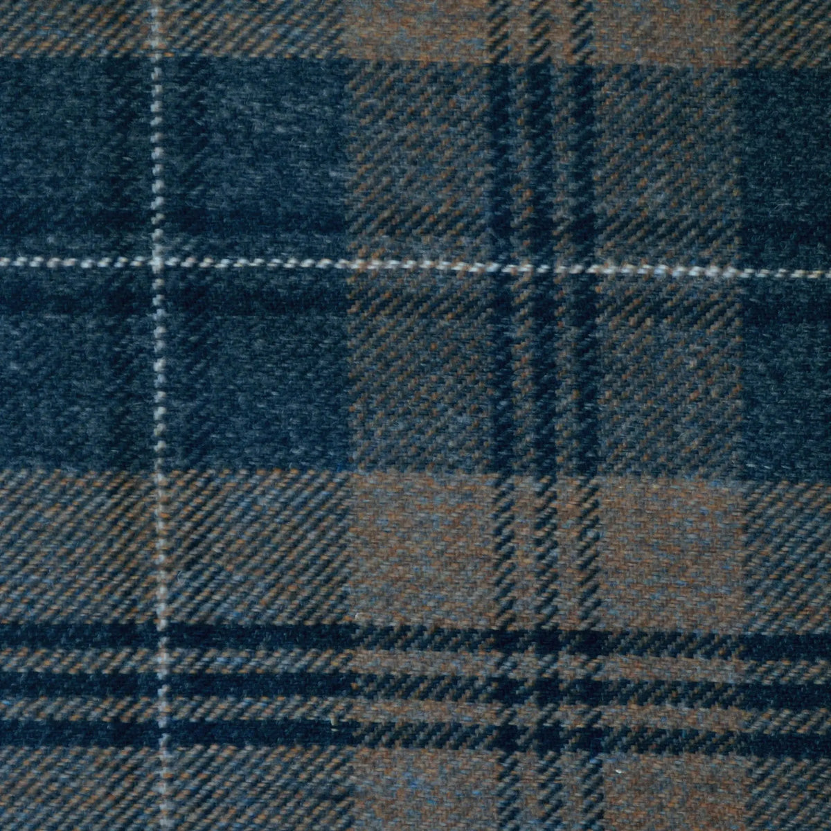 Brown & Grey with Black & White Check Tweed