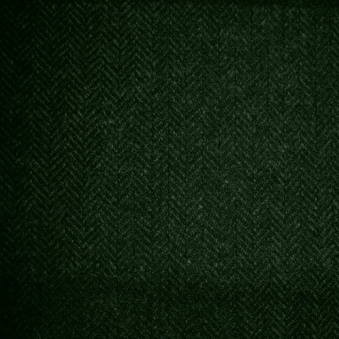 Dark Green & Moss Green Herringbone Tweed