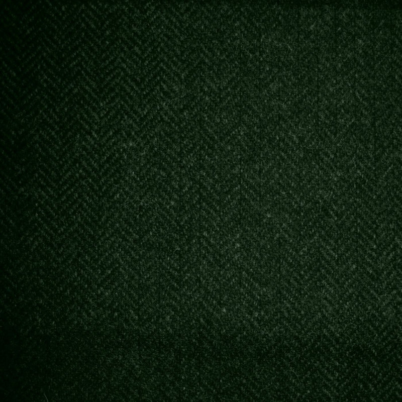 Dark Green & Moss Green Herringbone Tweed