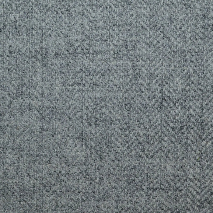 Light Grey Herringbone All Wool Tweed
