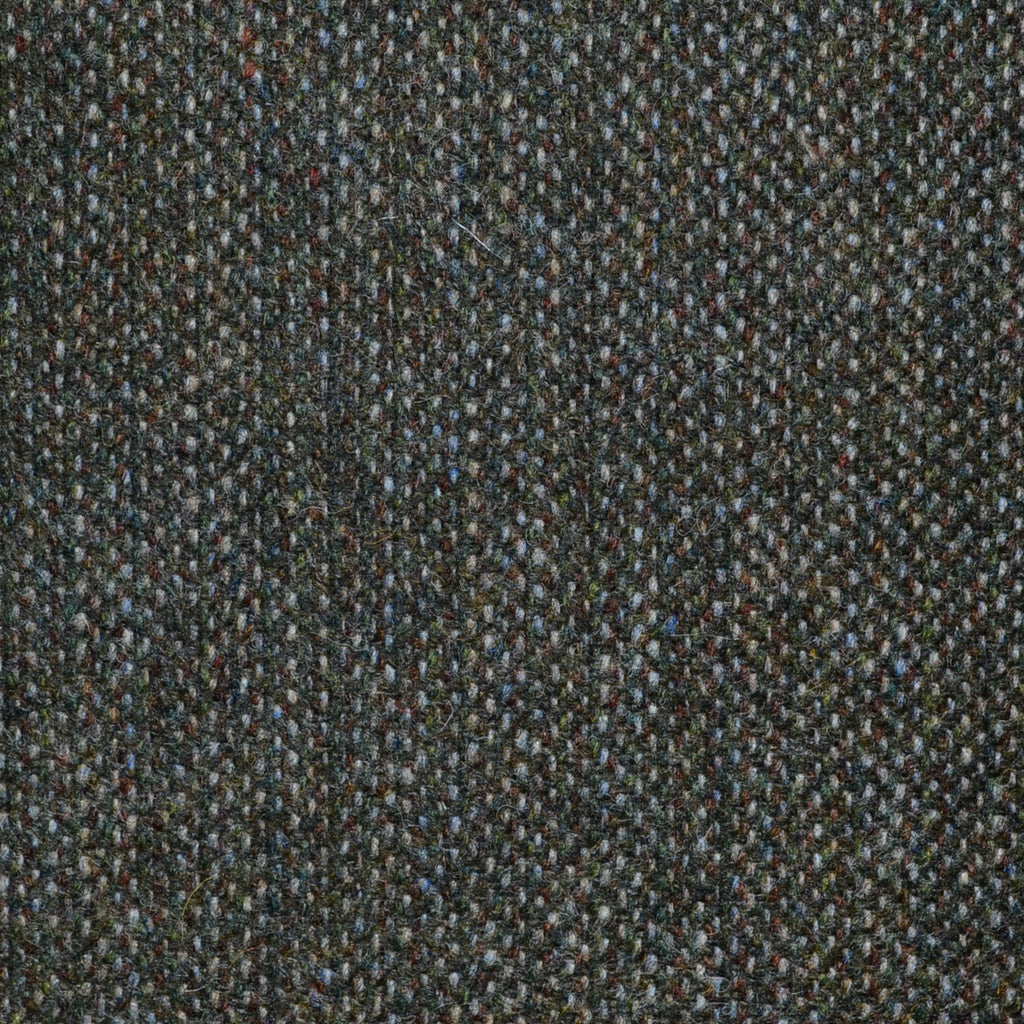 Green, Brown & Beige Speckled Tweed