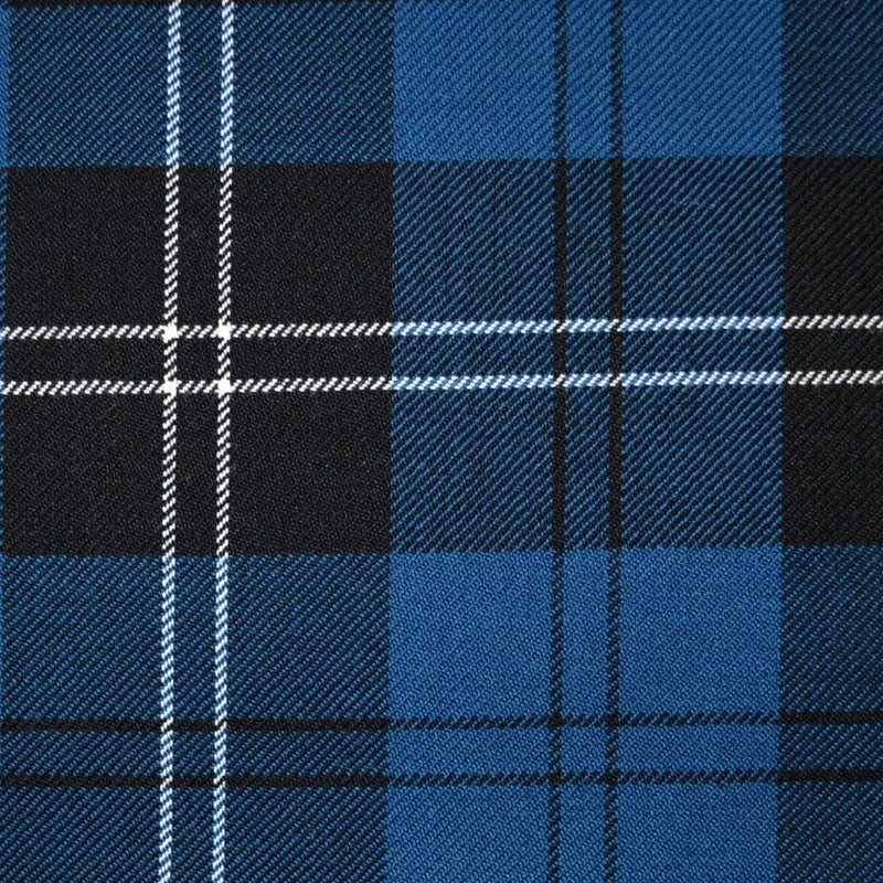 Ramsay Blue All Wool Medium Weight Tartan