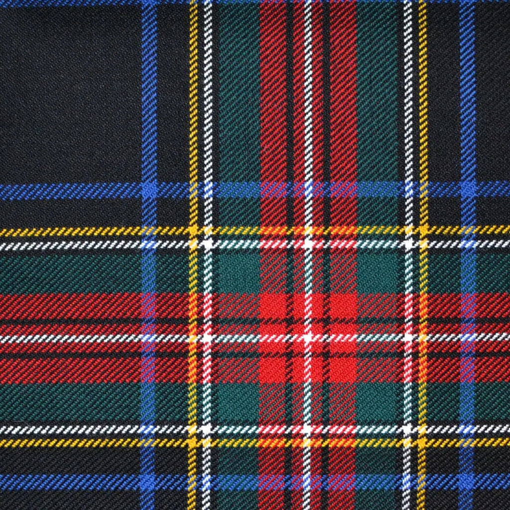 Stewart (Black) All Wool Light Weight Tartan