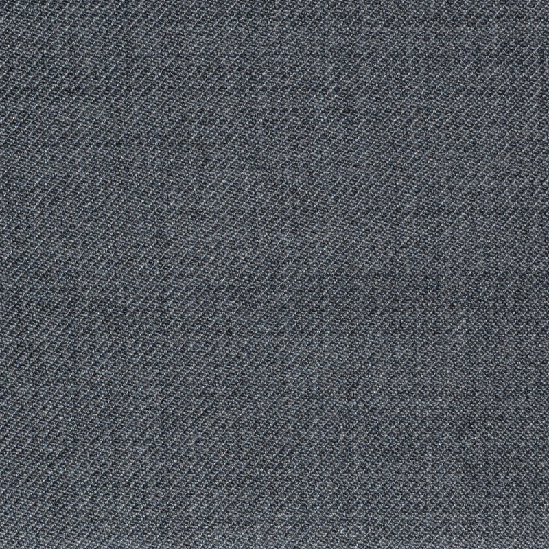 Flannel Grey Twill Super 100's Wool Blend Suiting