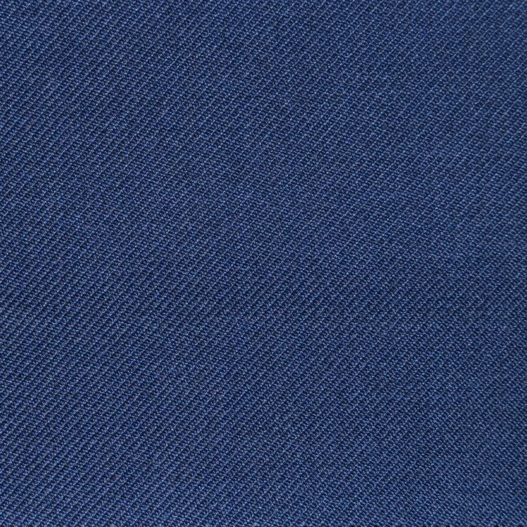 Airforce Blue Twill Super 100's Wool Blend Suiting