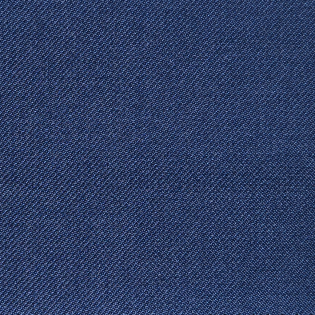 Airforce Blue Twill Super 100's Wool Blend Suiting