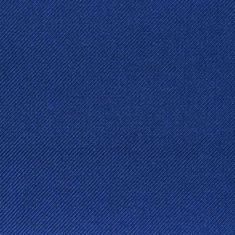 French Navy Blue Twill Super 100's Wool Blend Suiting