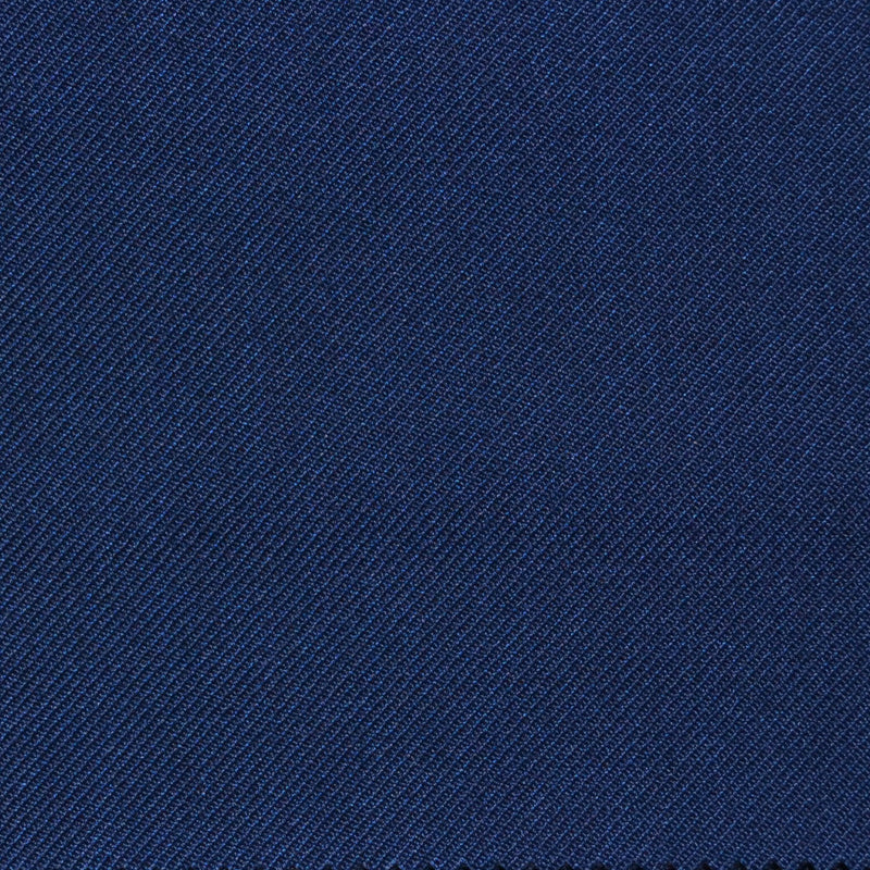 Light Navy Blue Twill Super 100's Wool Blend Suiting
