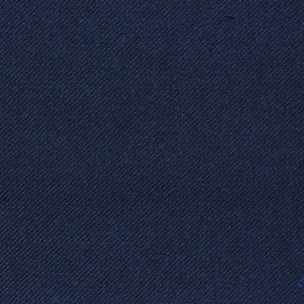 Navy Blue Twill Super 100's Wool Blend Suiting