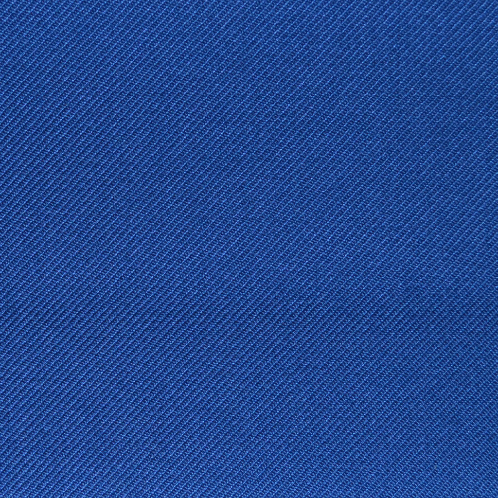 Medium Blue Twill Super 100's Wool Blend Suiting