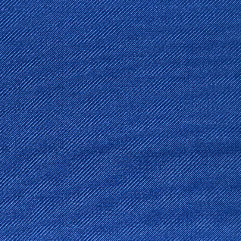 Medium Blue Twill Super 100's Wool Blend Suiting