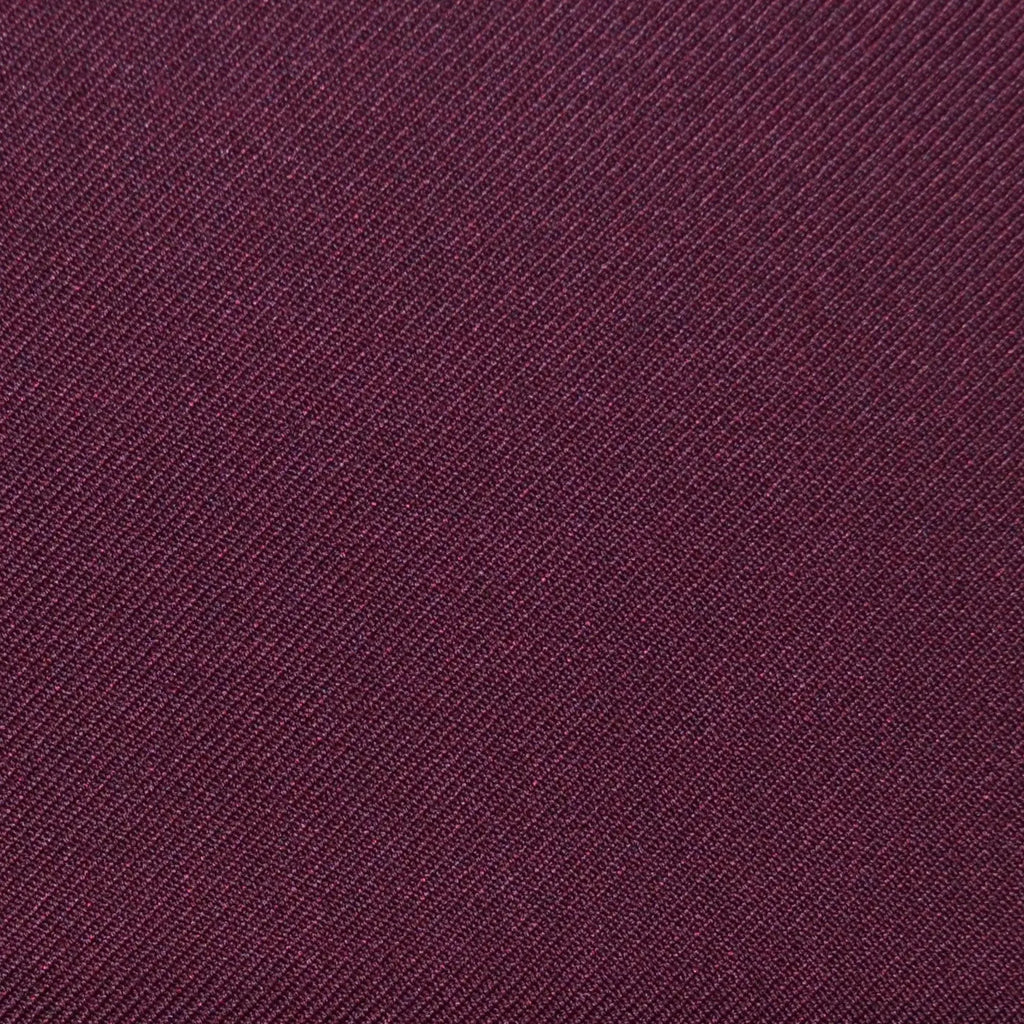 Maroon Twill Super 100's Wool Blend Suiting