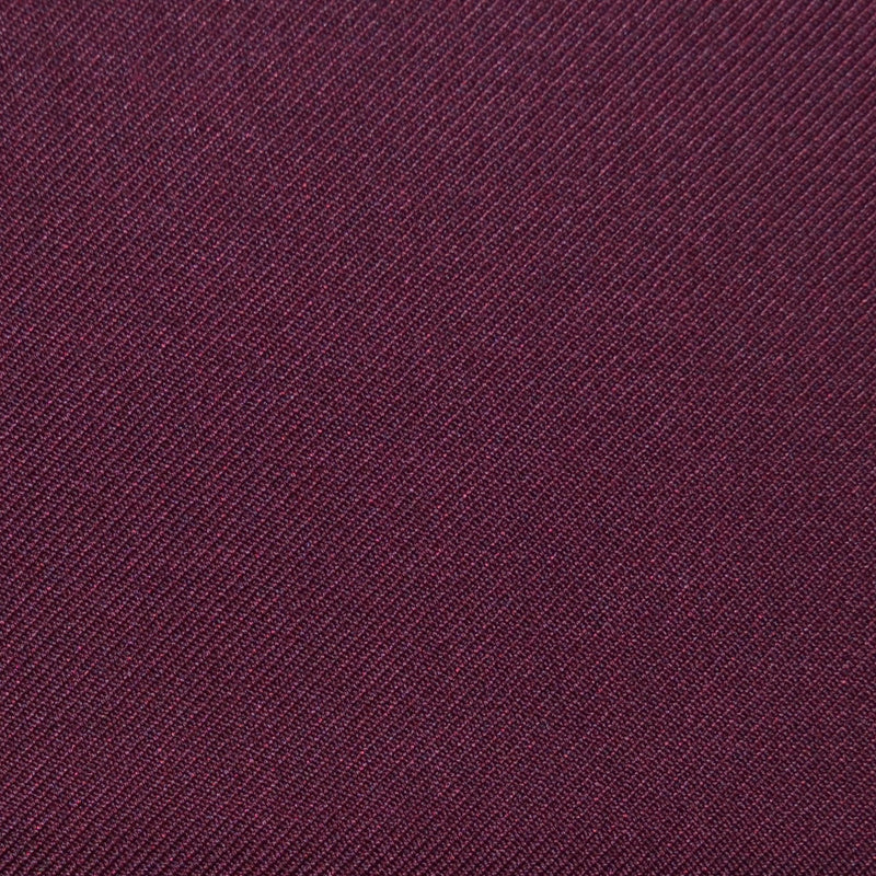 Maroon Twill Super 100's Wool Blend Suiting