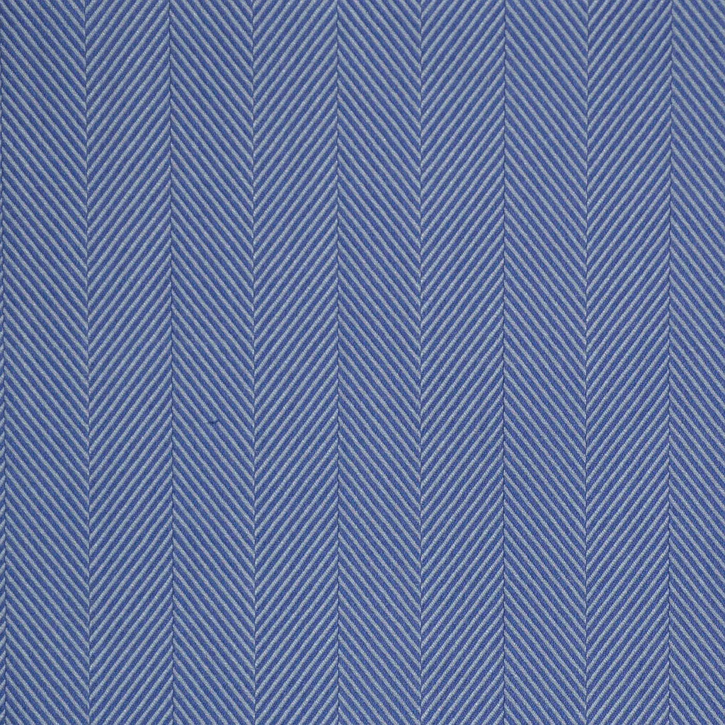 Light Blue Herringbone Cotton Shirting