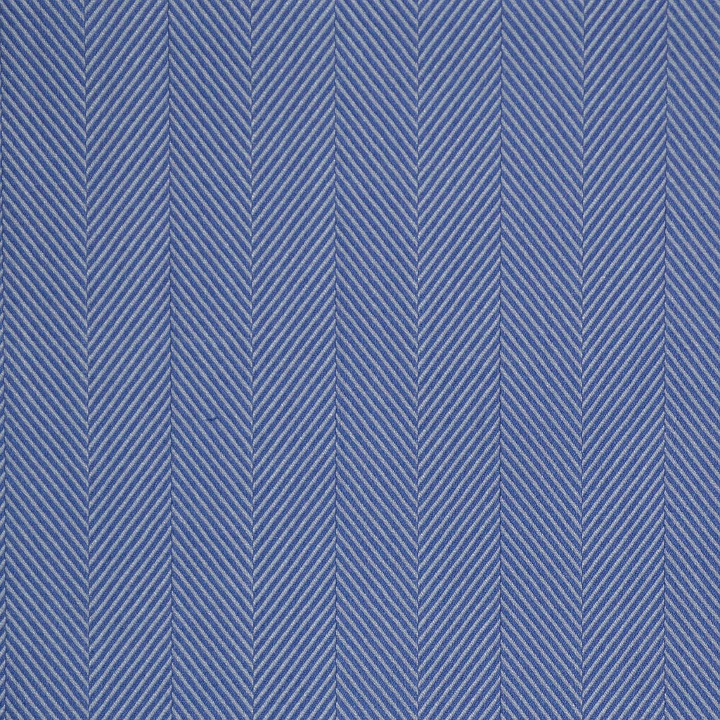 Light Blue Herringbone Cotton Shirting