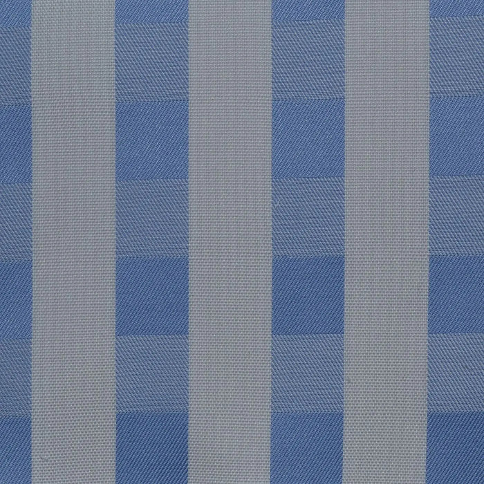 White & Light Blue Check Cotton Shirting