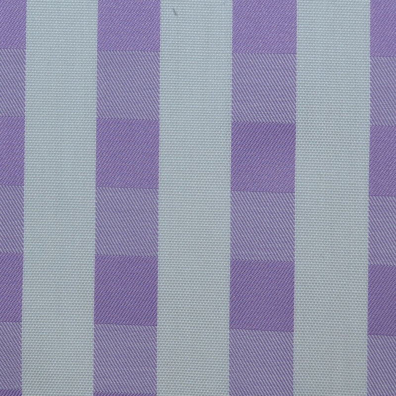 White & Lilac Check Cotton Shirting