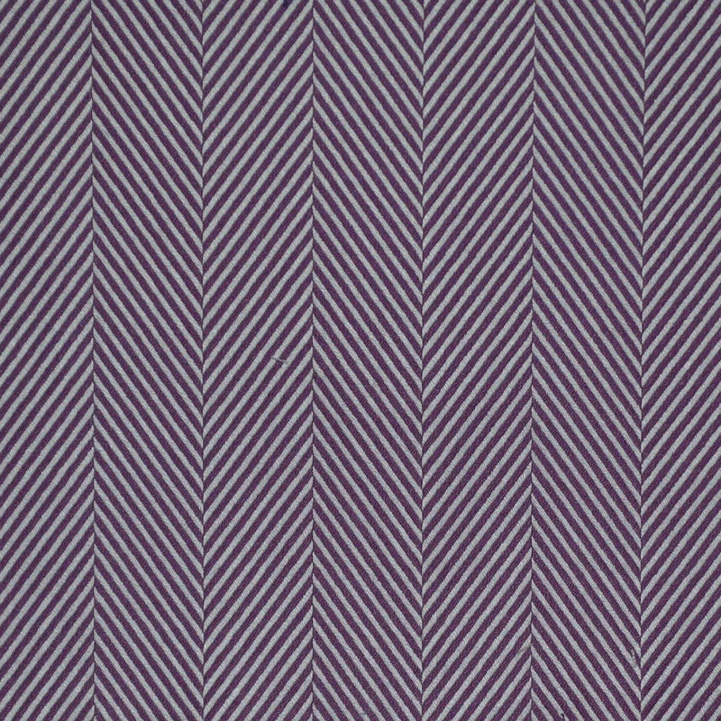 Purple Herringbone Cotton Shirting