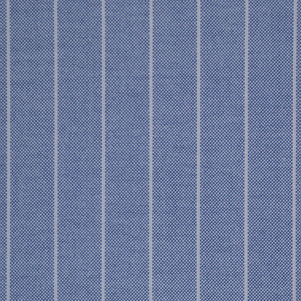 Blue Stripe Oxford Cotton Shirting
