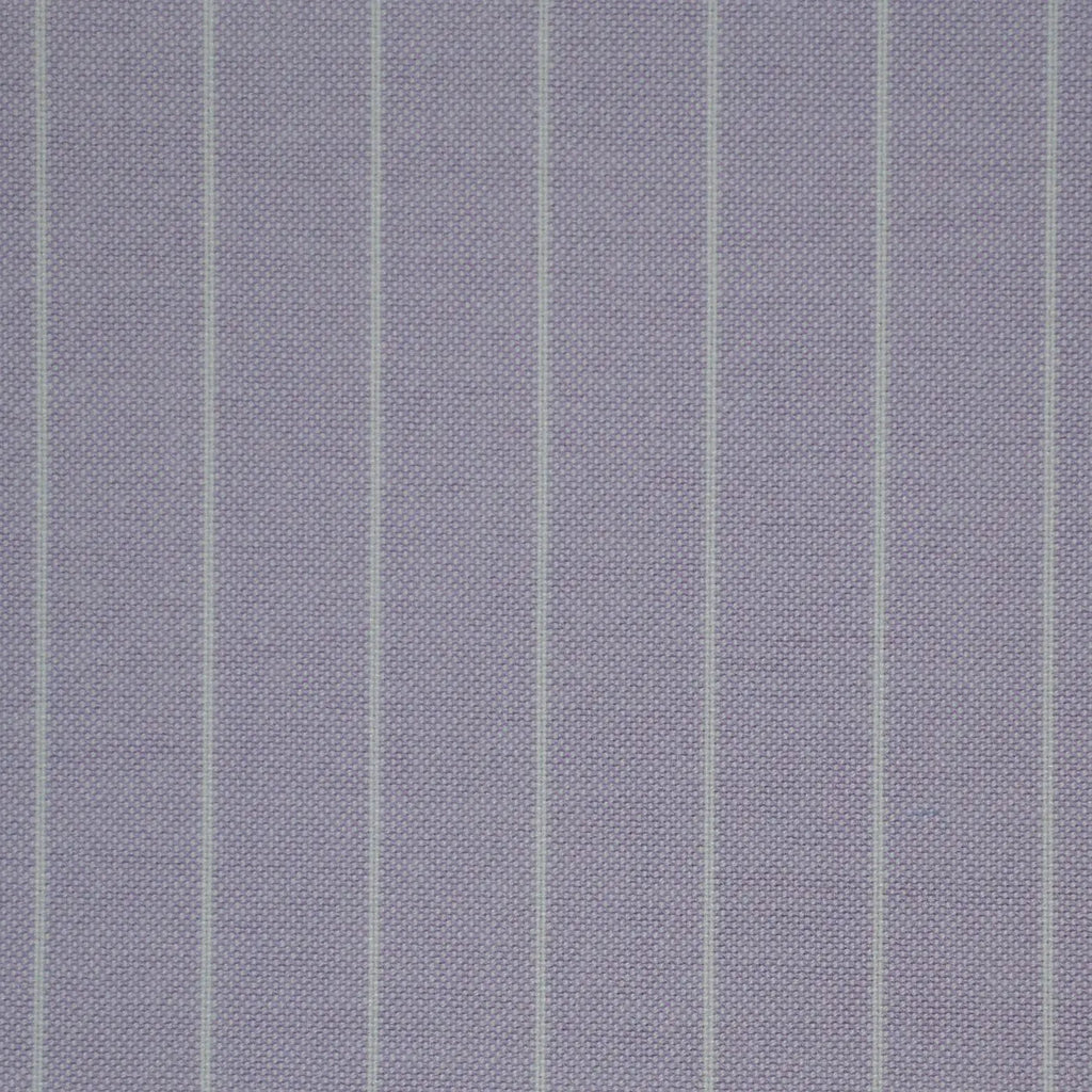 Lilac Stripe Oxford Cotton Shirting