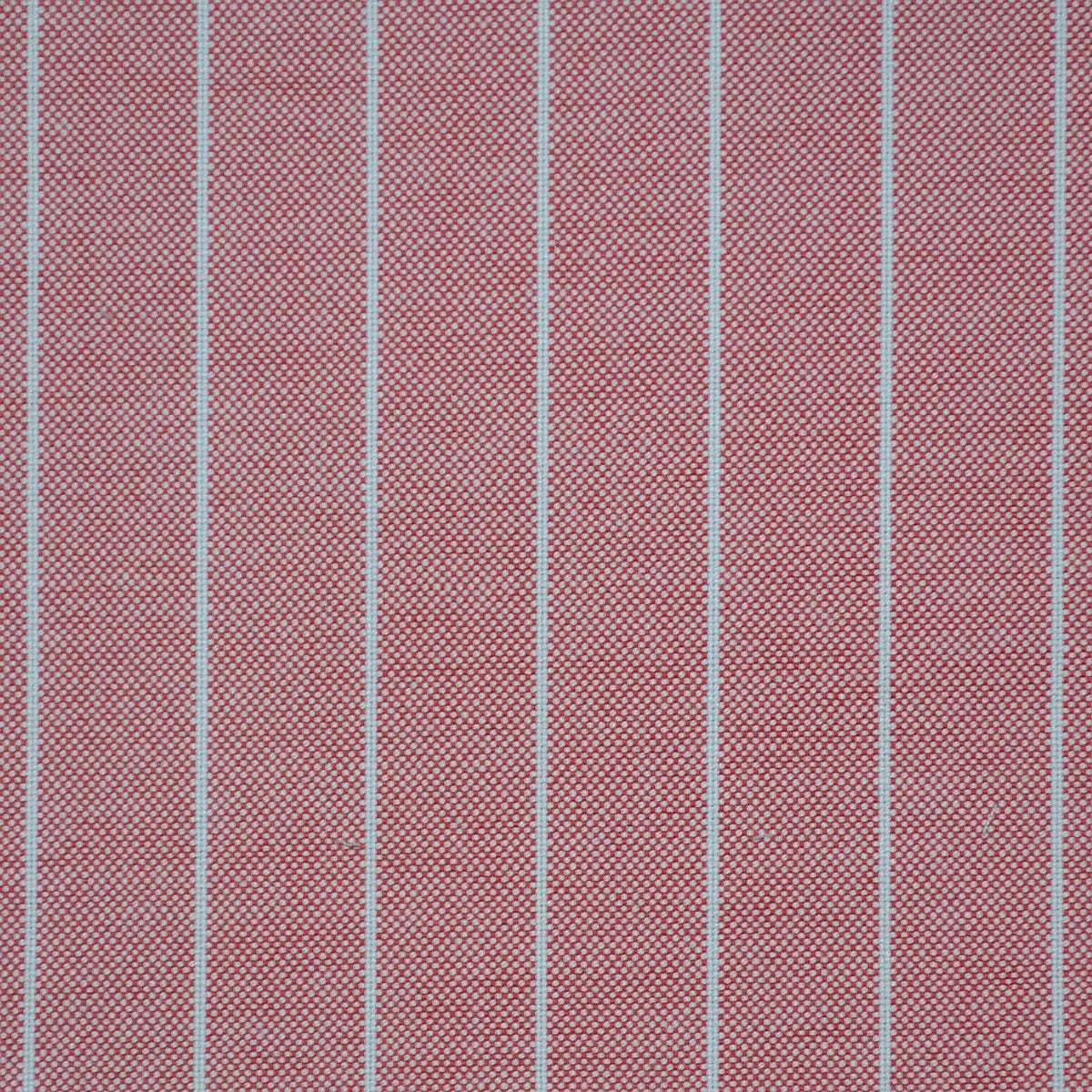 Red Stripe Oxford Cotton Shirting