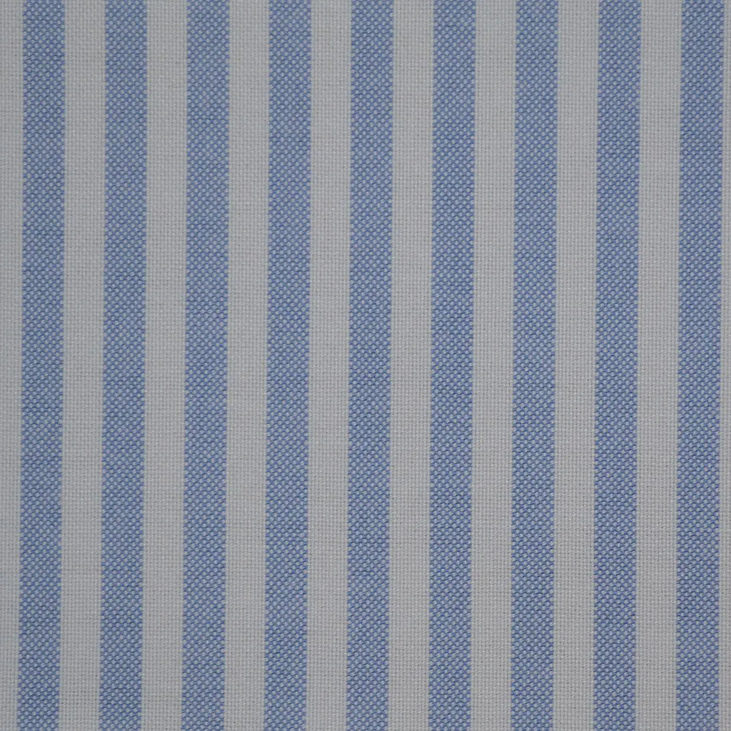 Light Blue & White Stripe Oxford Cotton Shirting
