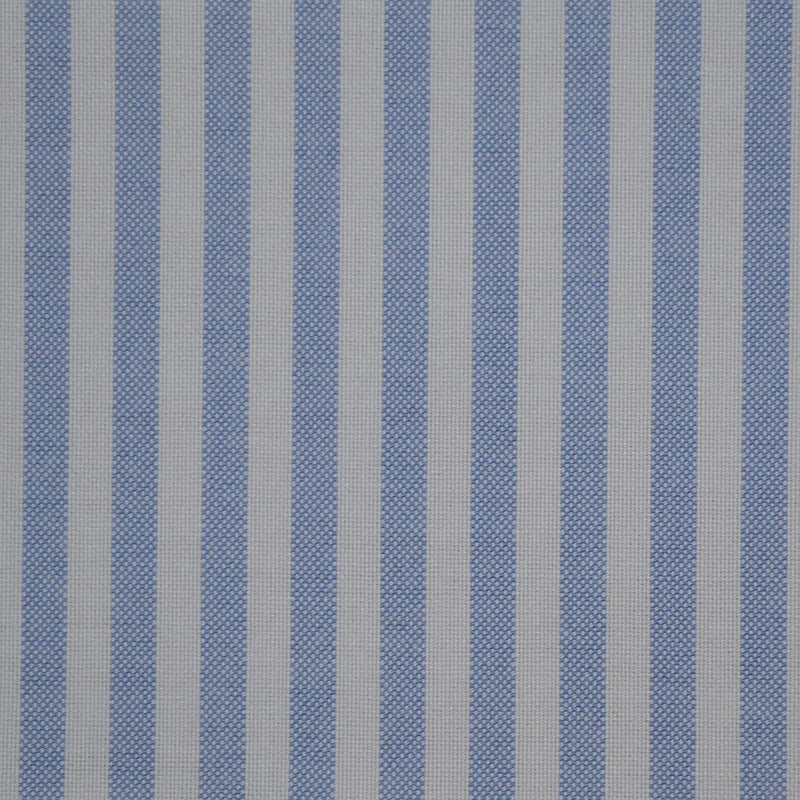 Light Blue & White Stripe Oxford Cotton Shirting