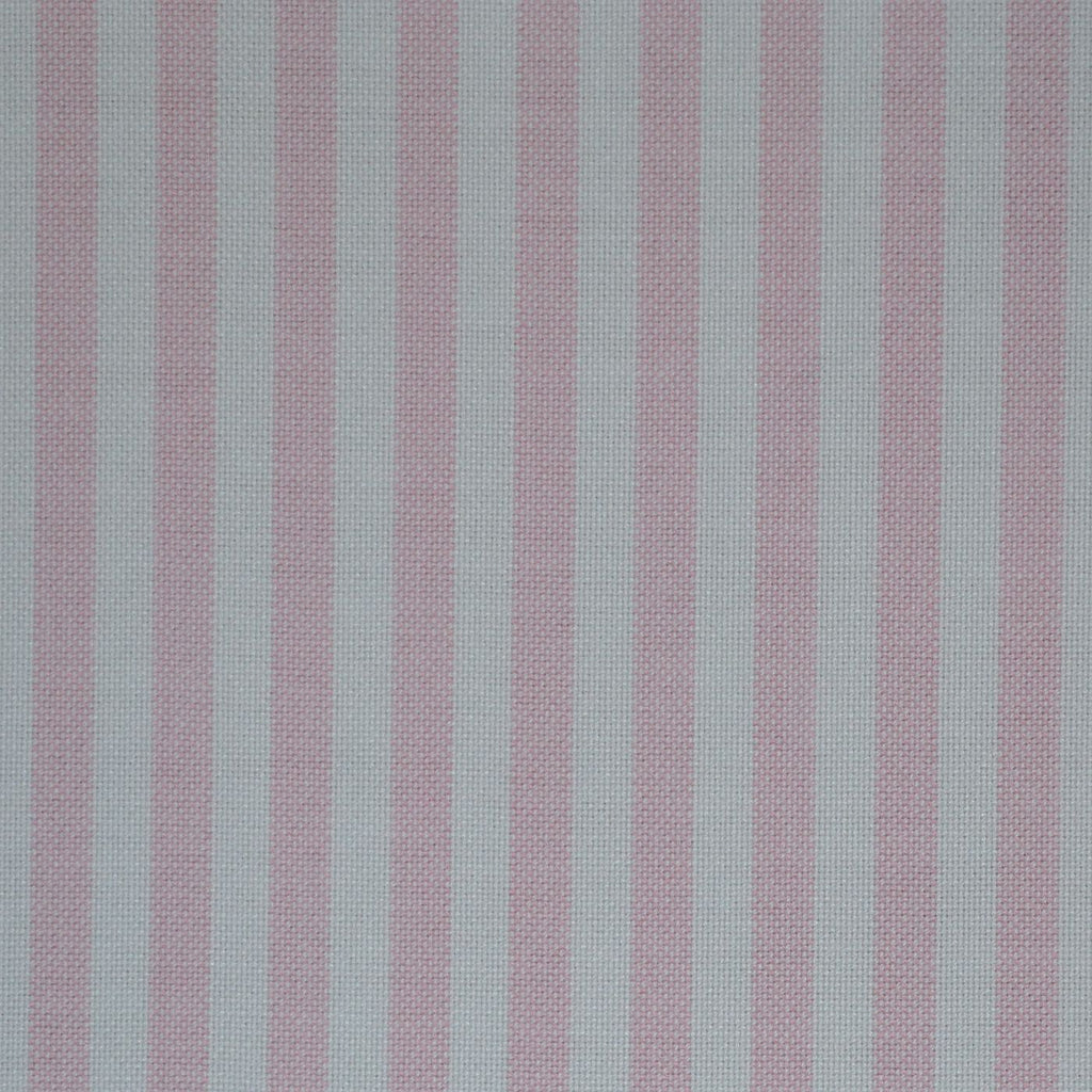 Pink & White Stripe Oxford Cotton Shirting