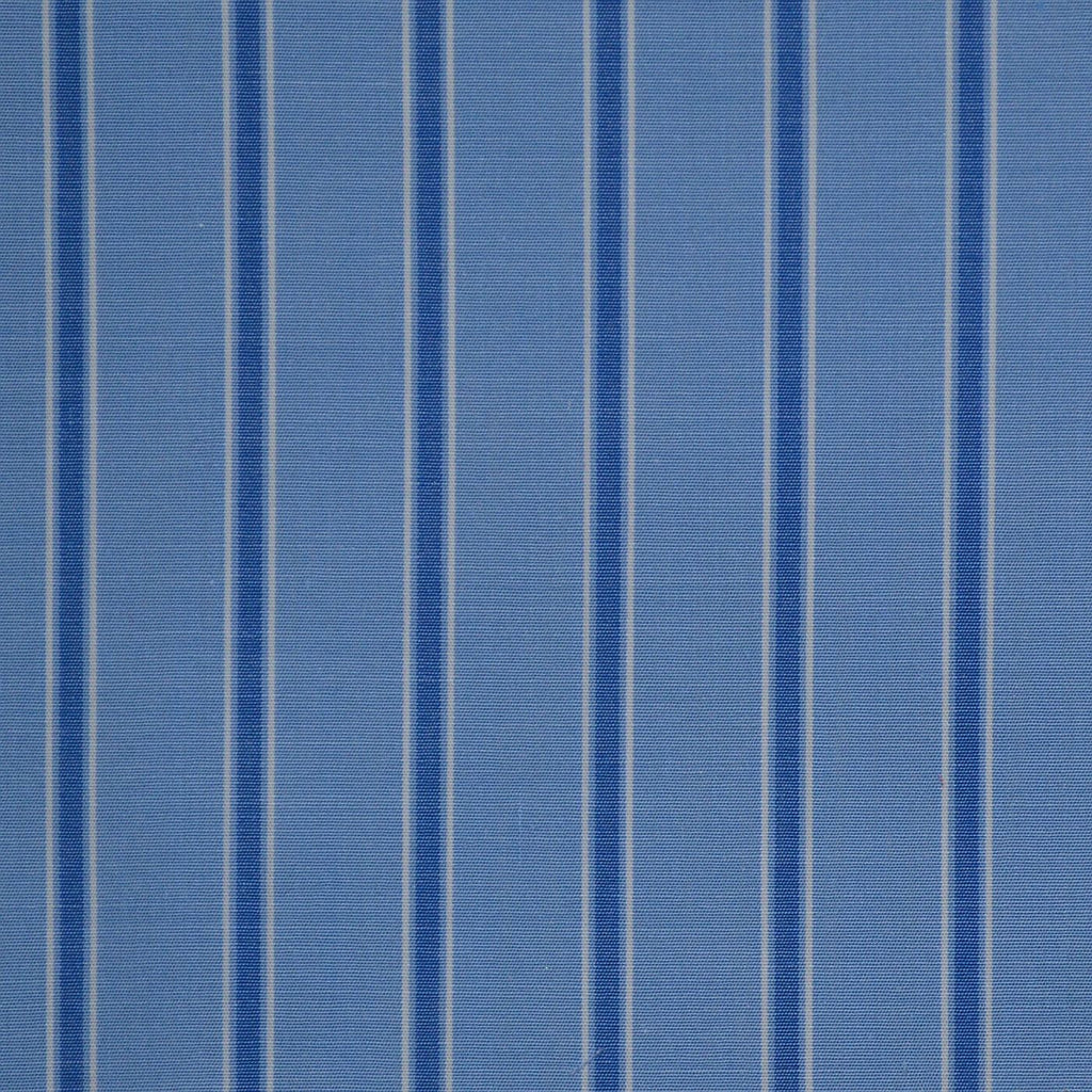 Blue with Dark Blue Stripe Cotton Shirting