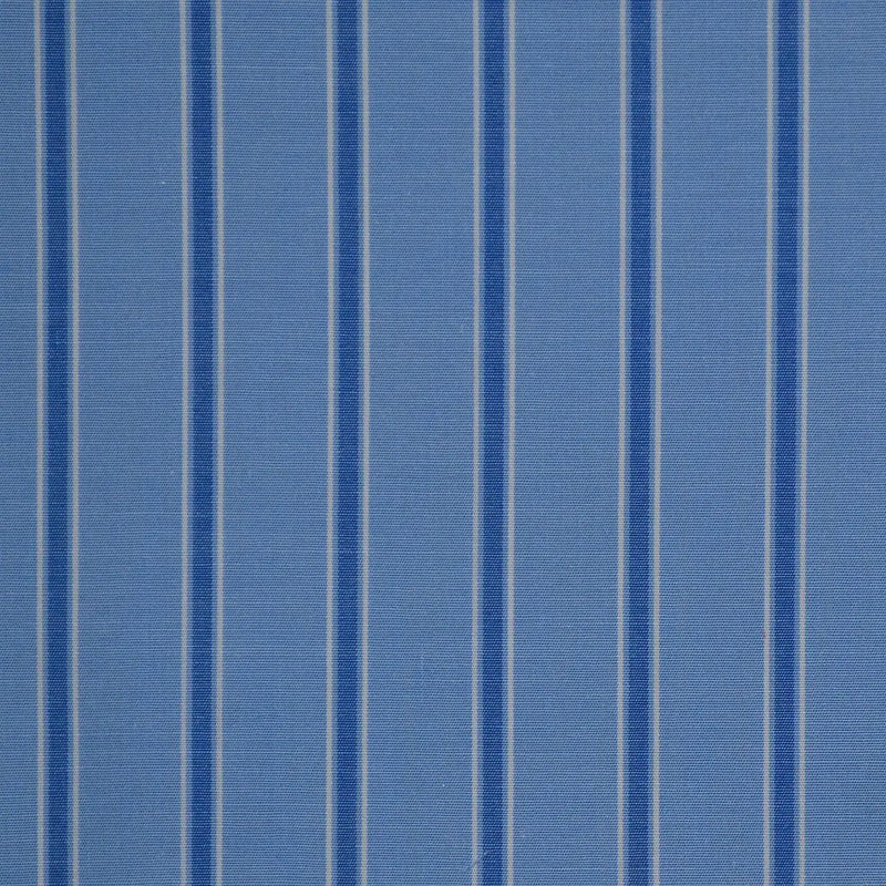 Blue with Dark Blue Stripe Cotton Shirting