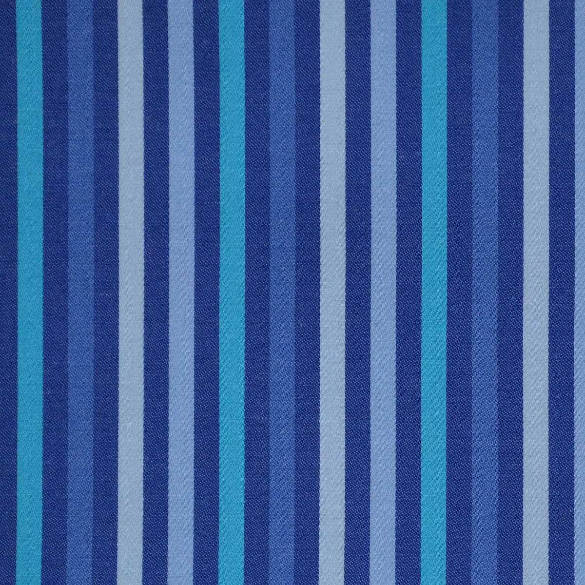 Blue with Light Blue Multi Stripe Cotton Shirting
