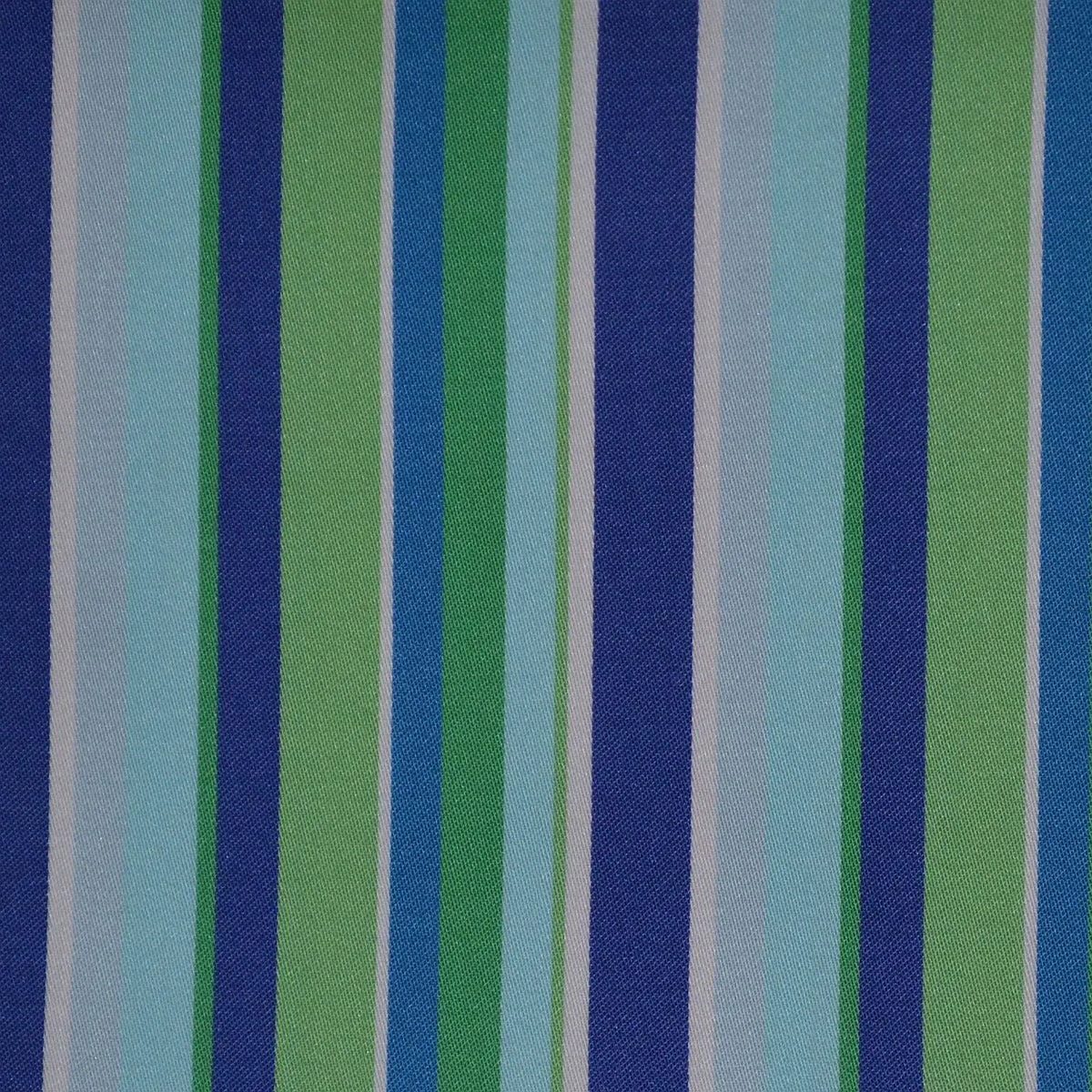 Blue, Green & Light Blue Multi Stripe Cotton Shirting
