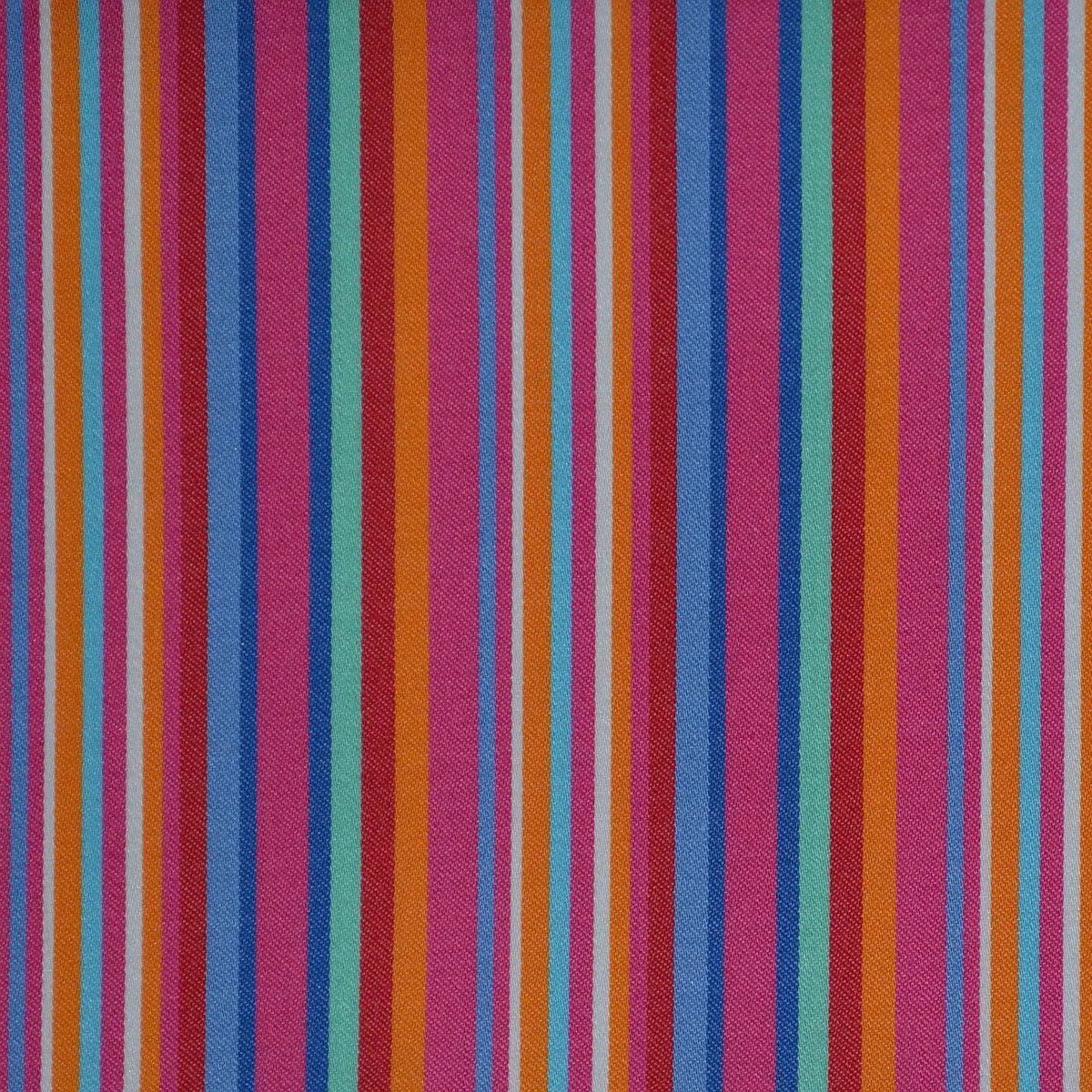 Red, Pink, Blue & Green Multi Stripe Cotton Shirting