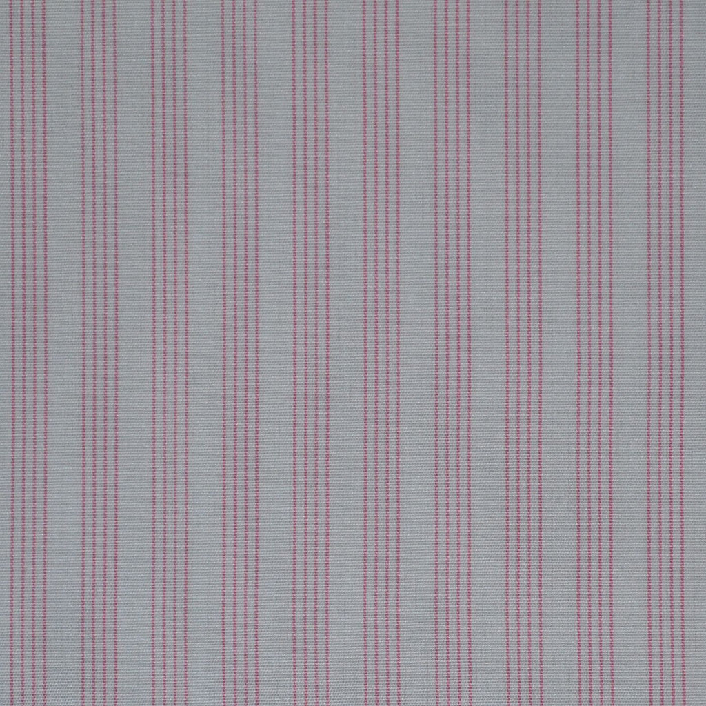 White with Pink Stripe Cotton Shirting