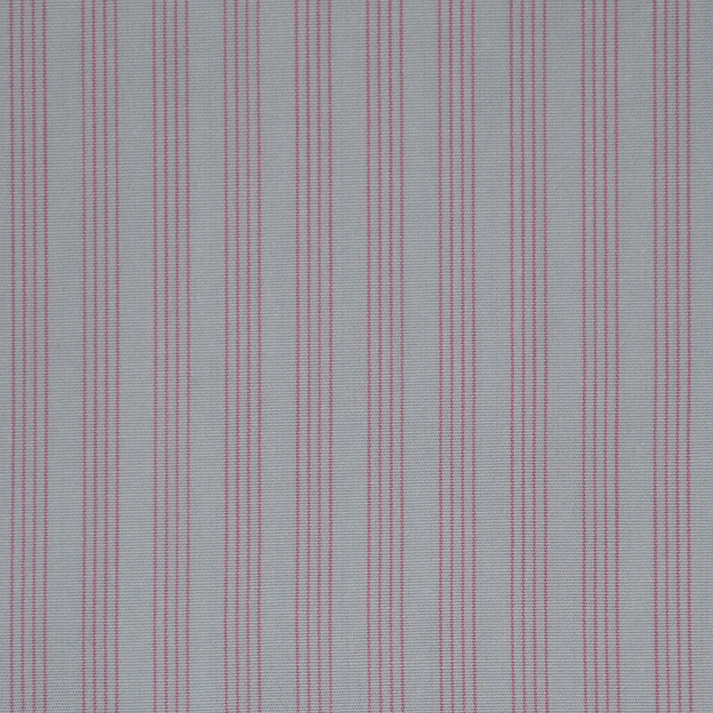 White with Pink Stripe Cotton Shirting