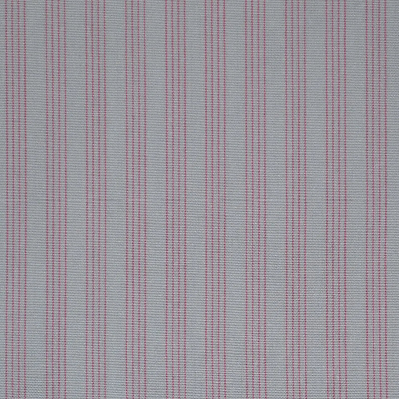 White with Pink Stripe Cotton Shirting