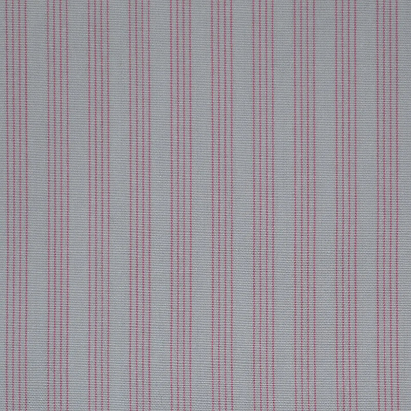 White with Pink Stripe Cotton Shirting