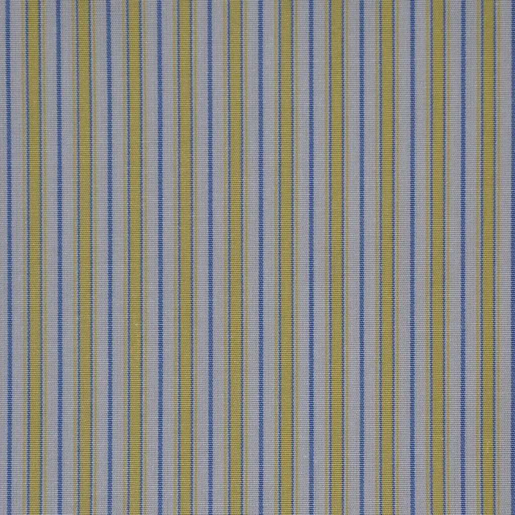 Yellow, White & Blue Cotton Shirting