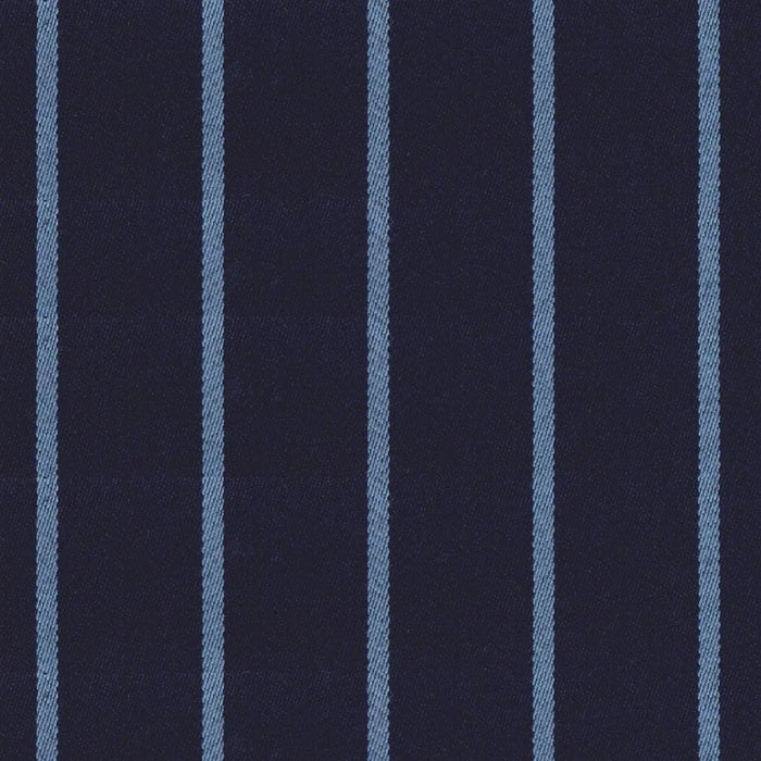 Navy Blue & Light Blue Blazer Stripe Jacketing