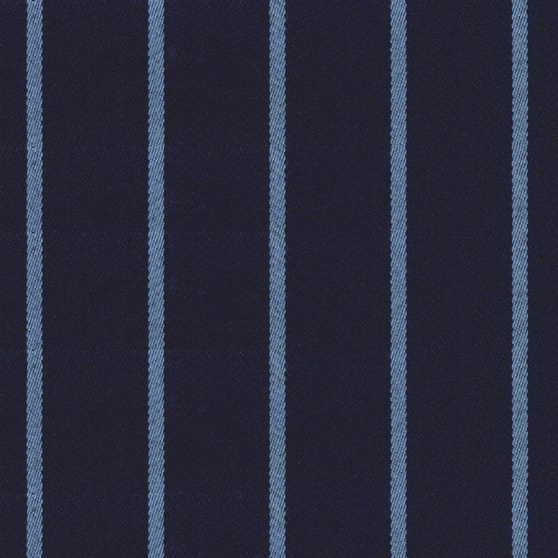 Navy Blue & Light Blue Blazer Stripe Jacketing