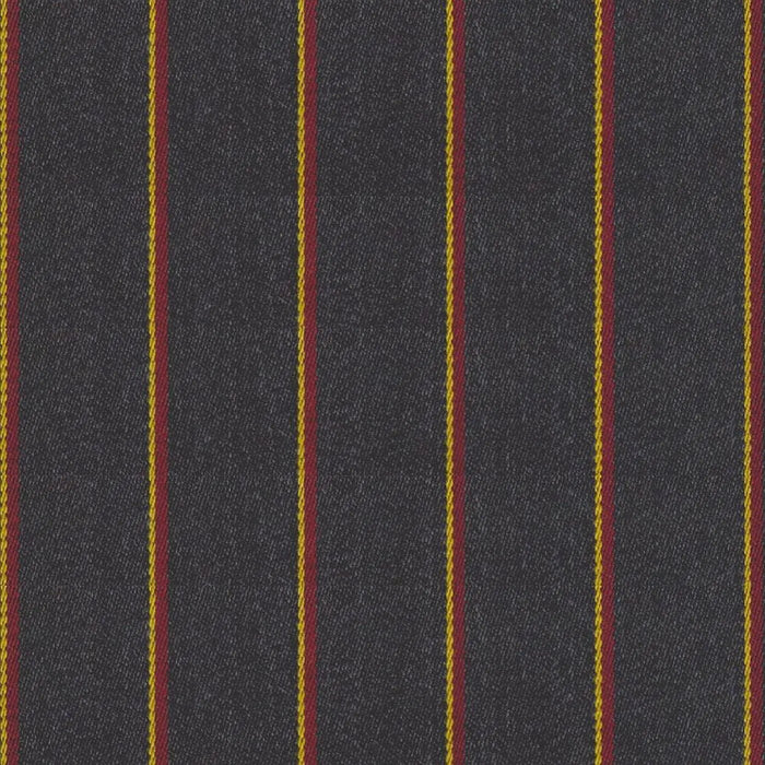 Grey, Red & Yellow Blazer Stripe Jacketing