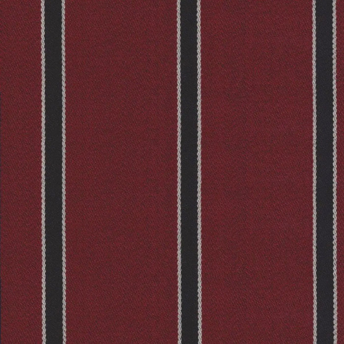 Red, Black & White Blazer Stripe Jacketing