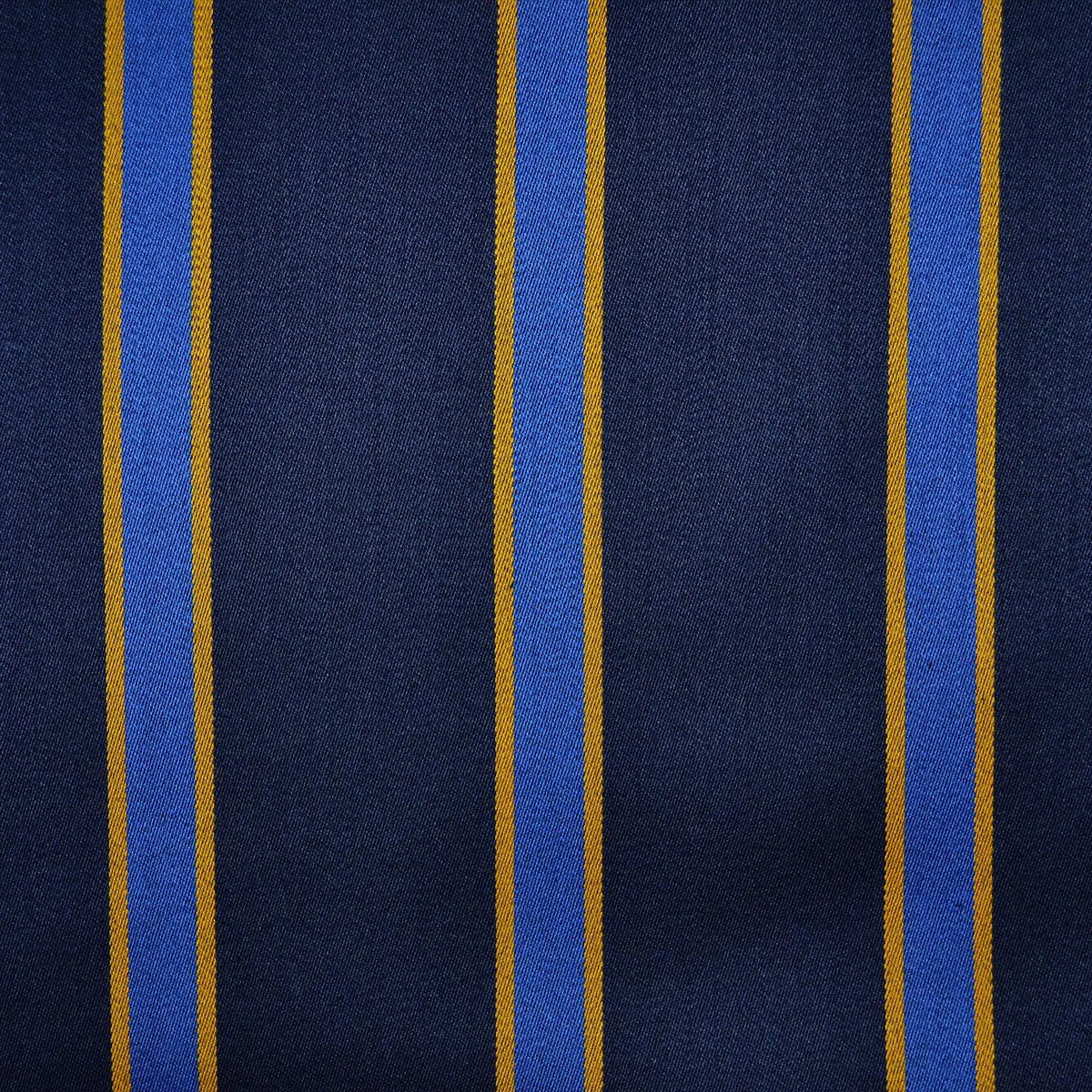 Navy Blue, Royal Blue & Yellow Blazer Stripe Jacketing