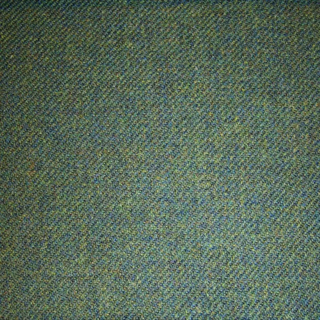 Green & Blue Plain Tweed